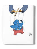 Democratic Puppet Show Wall Art -Dennis Goris Designs