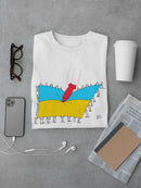 Catching A Missile T-shirt -Dennis Goris Designs