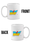 Catching A Missile Mug -Dennis Goris Designs