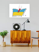 Catching A Missile Wall Art -Dennis Goris Designs