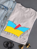 Catching A Missile T-shirt -Dennis Goris Designs