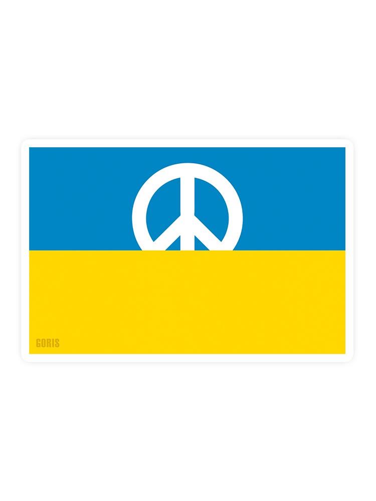 Ukraine Peace Sticker -Dennis Goris Designs