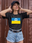 Ukraine Peace T-shirt -Dennis Goris Designs