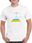 Broken Umbrella For Ukraine T-shirt -Dennis Goris Designs