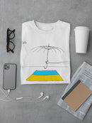 Broken Umbrella For Ukraine T-shirt -Dennis Goris Designs