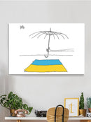 Broken Umbrella For Ukraine Wall Art -Dennis Goris Designs