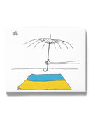 Broken Umbrella For Ukraine Wall Art -Dennis Goris Designs