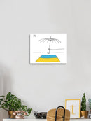 Broken Umbrella For Ukraine Wall Art -Dennis Goris Designs