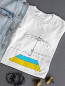 Broken Umbrella For Ukraine T-shirt -Dennis Goris Designs