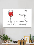 Writing And Editing Wall Art -Dennis Goris Designs