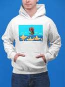 Walking Through Fallen Stars Hoodie -Ahmad Rahma Designs