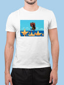 Walking Through Fallen Stars T-shirt -Ahmad Rahma Designs