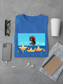 Walking Through Fallen Stars T-shirt -Ahmad Rahma Designs