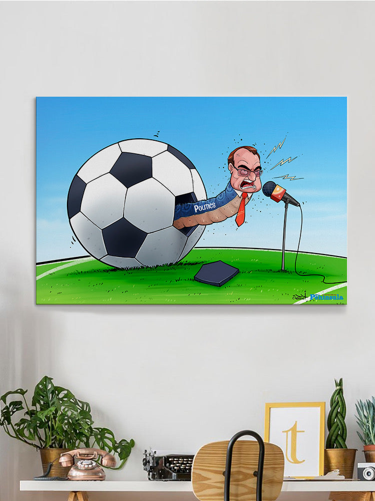 Soccer Politics Wall Art -Ahmad Rahma Designs