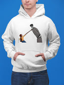 Tearing Down A Statue Hoodie -Ahmad Rahma Designs