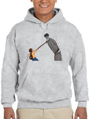 Tearing Down A Statue Hoodie -Ahmad Rahma Designs