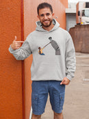 Tearing Down A Statue Hoodie -Ahmad Rahma Designs