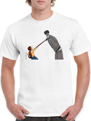 Tearing Down A Statue T-shirt -Ahmad Rahma Designs