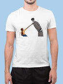 Tearing Down A Statue T-shirt -Ahmad Rahma Designs