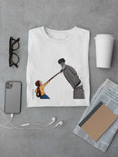 Tearing Down A Statue T-shirt -Ahmad Rahma Designs