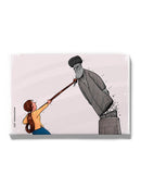 Tearing Down A Statue Wall Art -Ahmad Rahma Designs