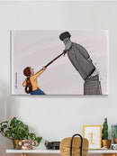 Tearing Down A Statue Wall Art -Ahmad Rahma Designs