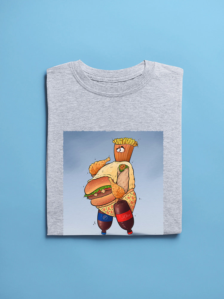 Junk Food Creature T-shirt -Ahmad Rahma Designs