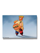 Junk Food Creature Wall Art -Ahmad Rahma Designs