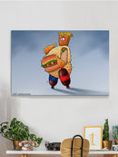 Junk Food Creature Wall Art -Ahmad Rahma Designs