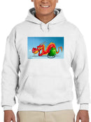 Dragon Chained To Virus Hoodie -Ahmad Rahma Designs