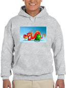 Dragon Chained To Virus Hoodie -Ahmad Rahma Designs