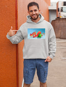 Dragon Chained To Virus Hoodie -Ahmad Rahma Designs