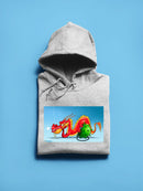Dragon Chained To Virus Hoodie -Ahmad Rahma Designs