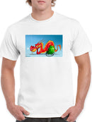 Dragon Chained To Virus T-shirt -Ahmad Rahma Designs