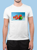 Dragon Chained To Virus T-shirt -Ahmad Rahma Designs