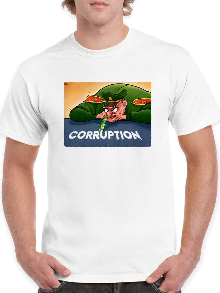 Military Corruption T-shirt -Ahmad Rahma Designs