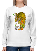 Watering Peace Sweatshirt -Andrea Pecchia Designs