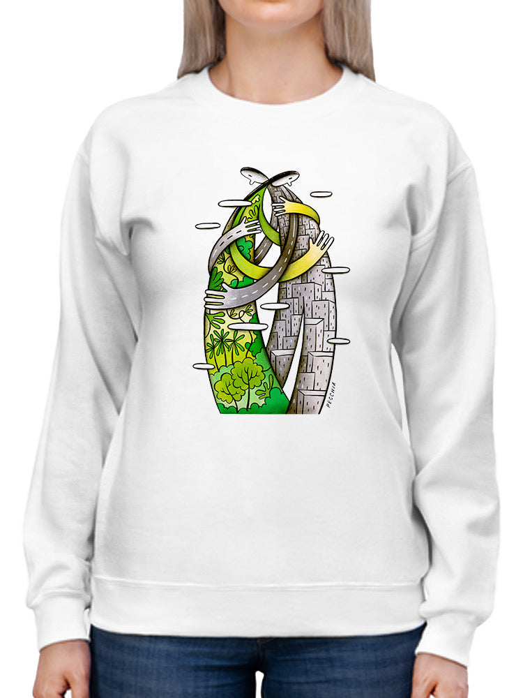 Nature And The City Sweatshirt -Andrea Pecchia Designs